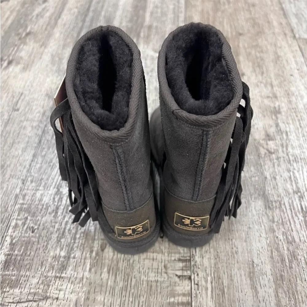 𝅺UGG Koolaburra Kids Side Fringe Boots